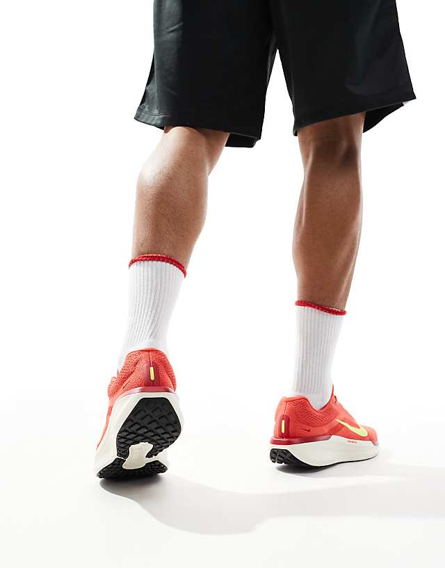 Asos Nike Running Air Winflo 11 Trainers In Red