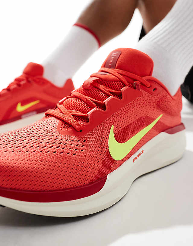 Asos Nike Running Air Winflo 11 Trainers In Red