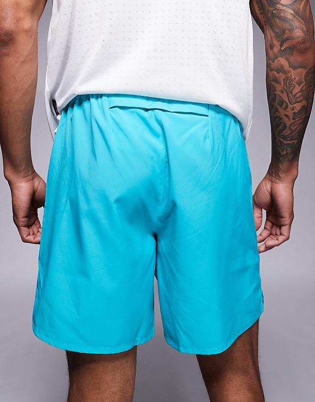 Asos Nike Running Challenger 7inch Shorts In Blue