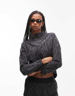 Asos Nike Running Dri-Fit Leopard Short And Jacket