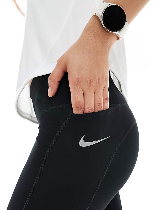 Asos Nike Running Epic Fast Leggings In Black