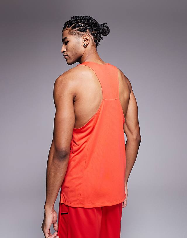 Asos Nike Running Fast Dri-FIT Vest In Red