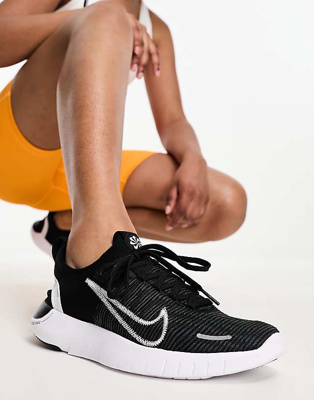 asos Nike Running Free Run NN trainers in black