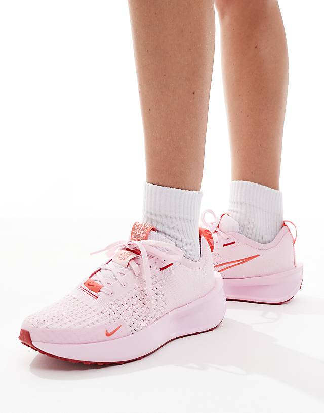 Asos Nike Running Interact Run SE Trainers In Pink