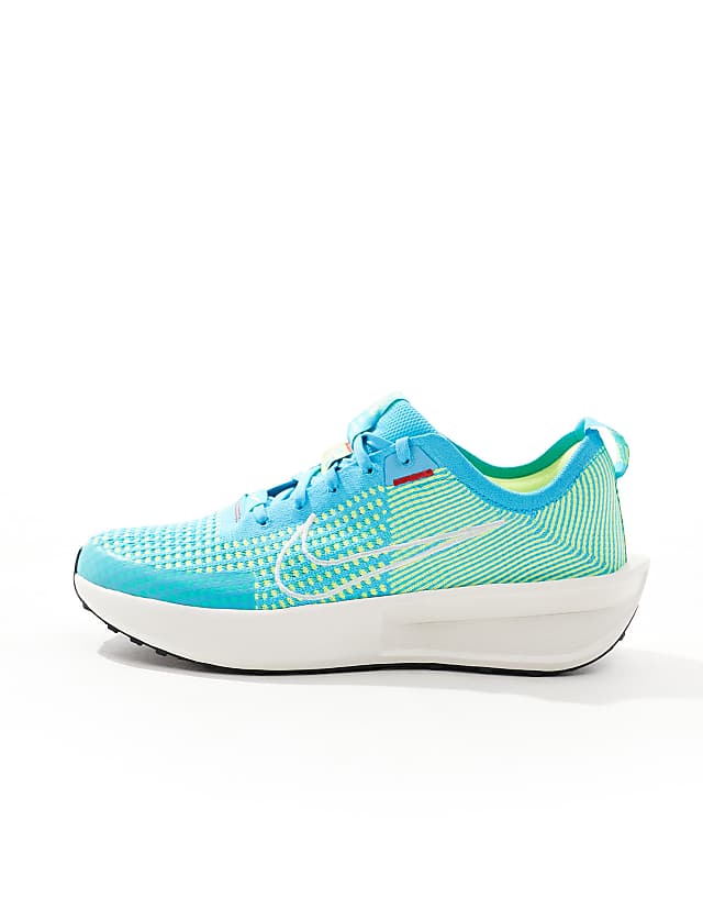 Asos Nike Running Interact Run Trainers In Blue
