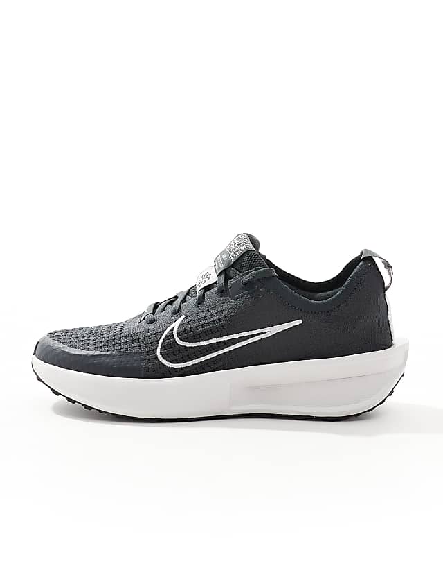 Asos Nike Running Interact Run Trainers In Grey