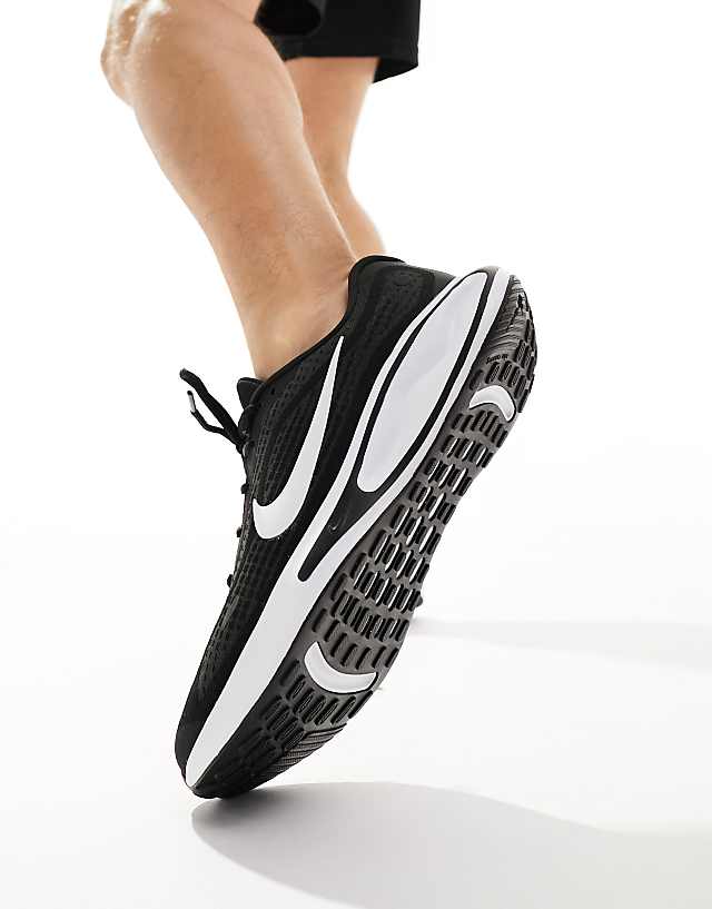 Asos Nike Running Journey Run Trainers In Black