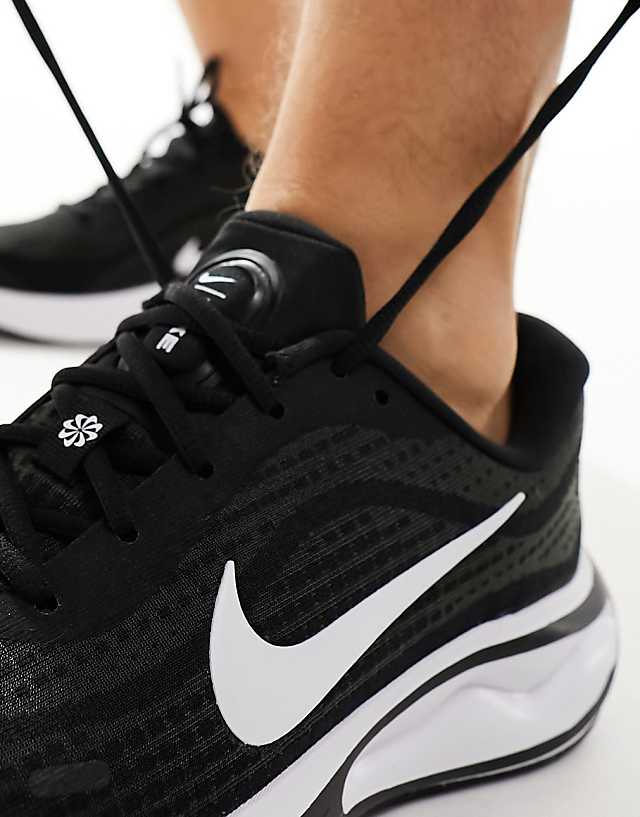 Asos Nike Running Journey Run Trainers In Black