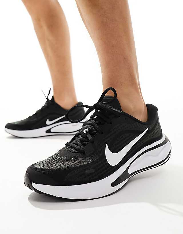 asos Nike Running Journey Run trainers in black