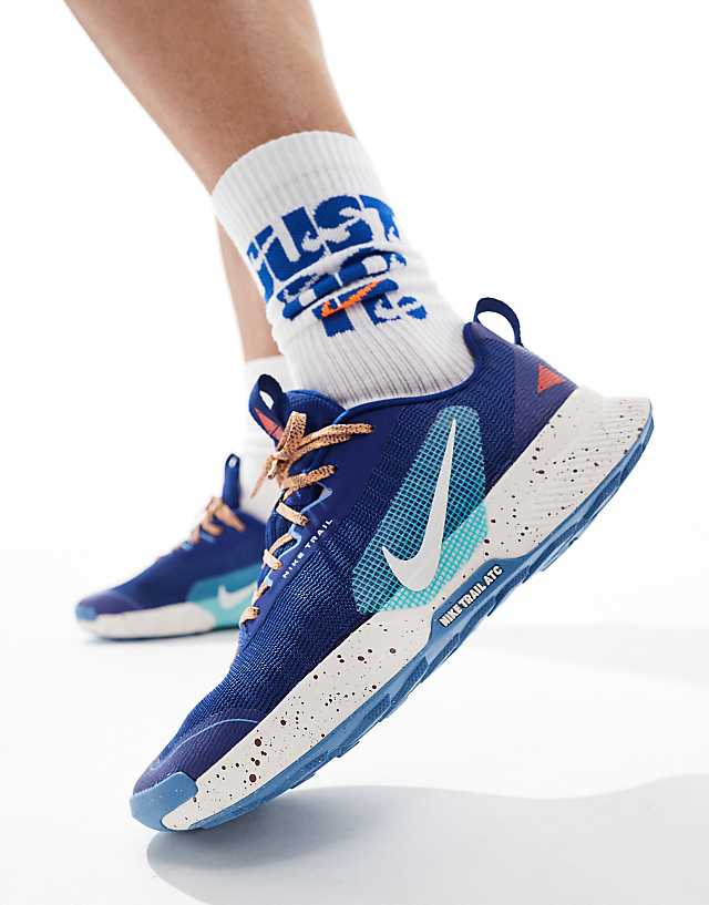 asos Nike Running Juniper Trail 3 trainers in blue
