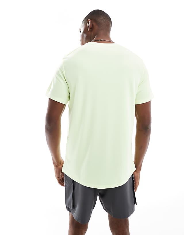 Asos Nike Running Miler Dri-FIT T-shirt In Green