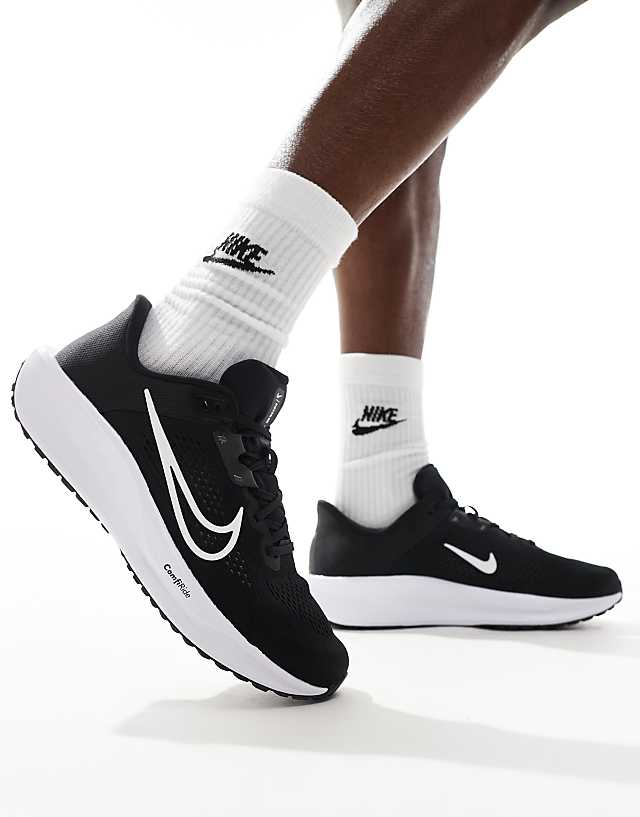 Asos Nike Running Quest 6 Trainers In Black