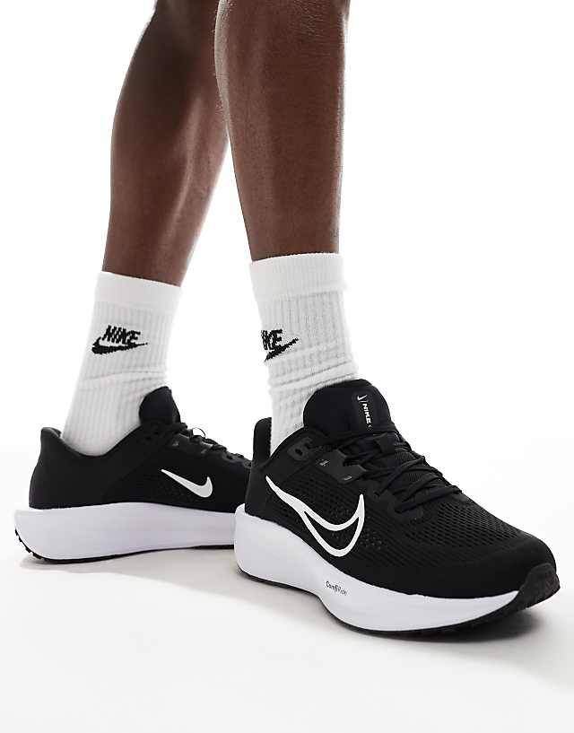 asos Nike Running Quest 6 trainers in black
