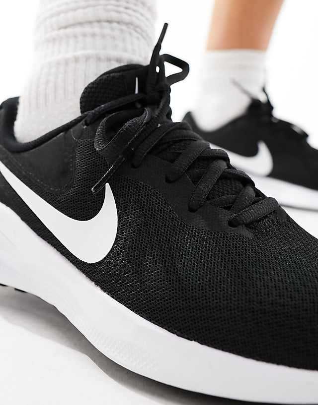 Asos Nike Running Revolution 7 Trainers In Black