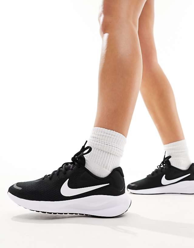 asos Nike Running Revolution 7 trainers in black