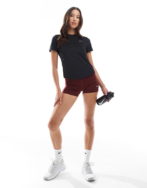 Asos Nike Running Swift Dri-Fit T-shirt In Black