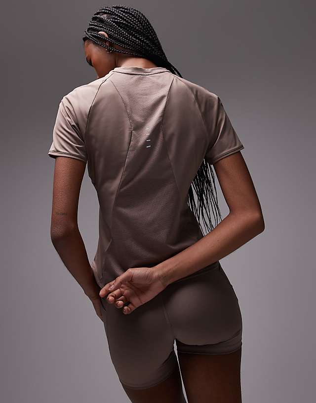 Asos Nike Running Swift Dri-FIT T-shirt In Brown