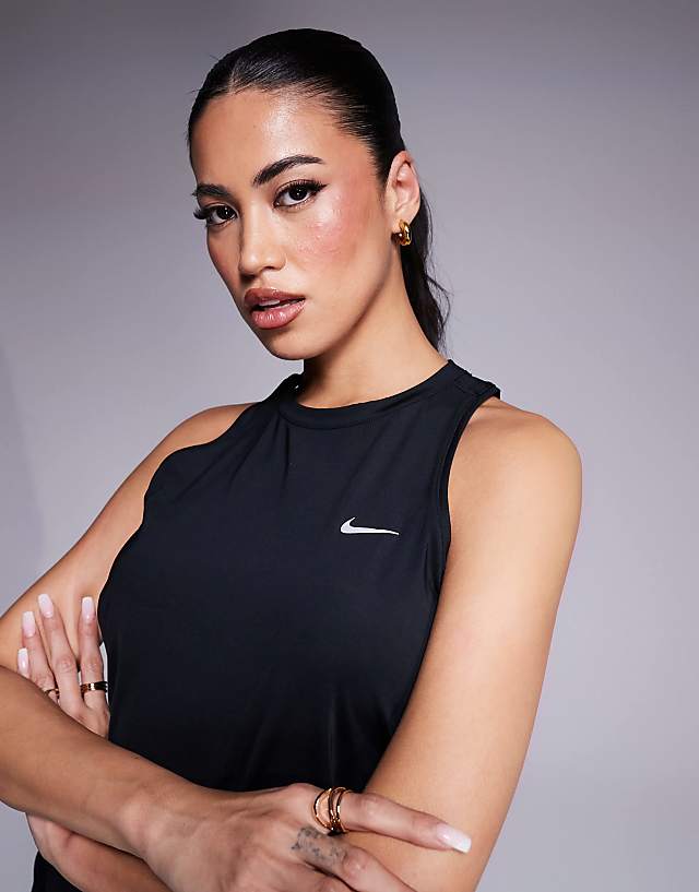Asos Nike Running Swift Dri-FIT Vest In Black