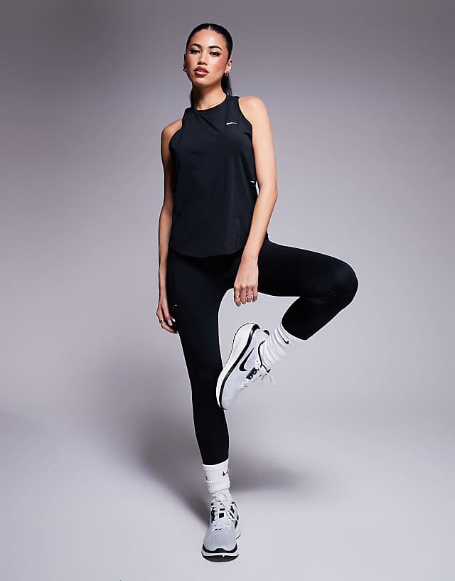 Asos Nike Running Swift Dri-FIT Vest In Black