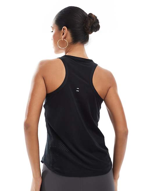 Asos Nike Running Tempo Dri-Fit Vest In Black