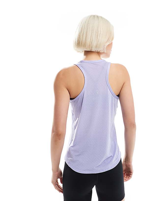 Asos Nike Running Tempo Dri-Fit Vest In Lilac