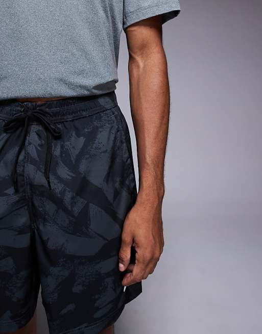Asos Nike Training Dri-Fit 7 Inch Shorts In Marble