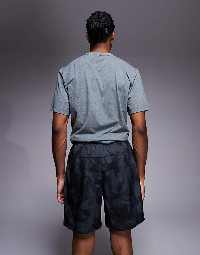Asos Nike Training Dri-Fit 7 Inch Shorts In Marble