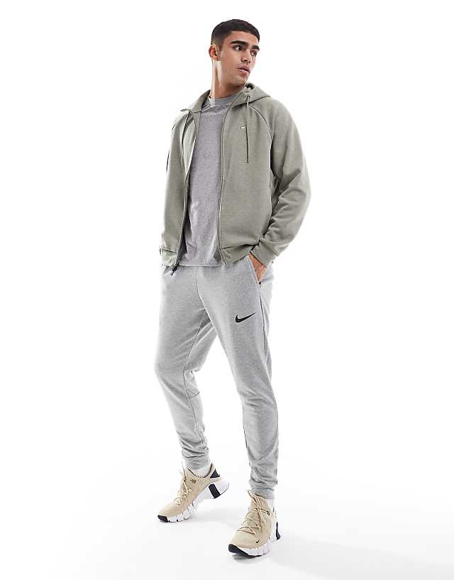 Asos Nike Training Dri-FIT Hoodie In Light Khaki