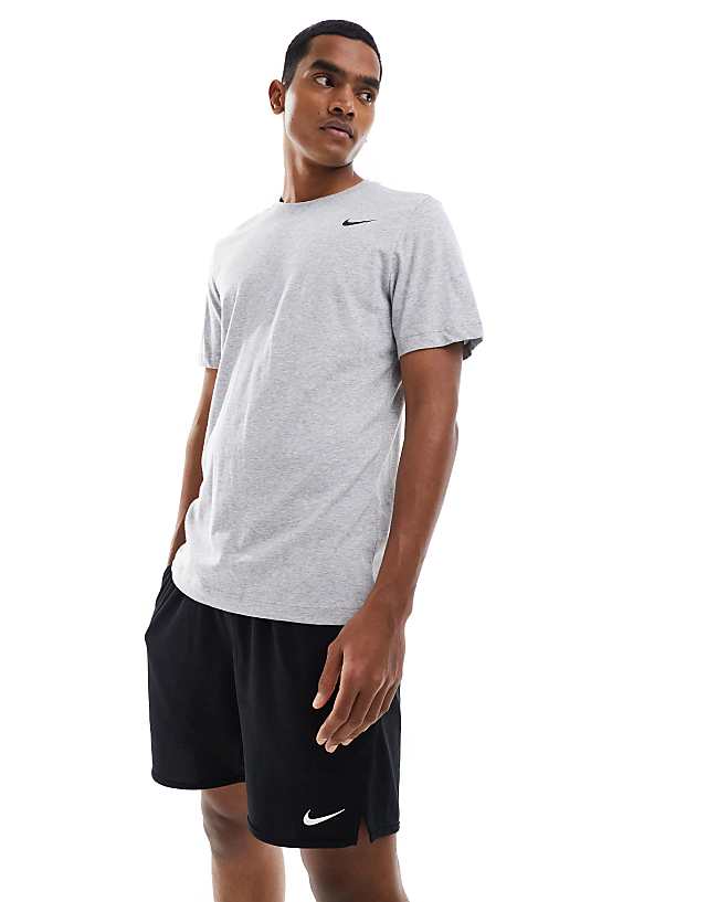 asos Nike Training Dri-FIT t-shirt in grey
