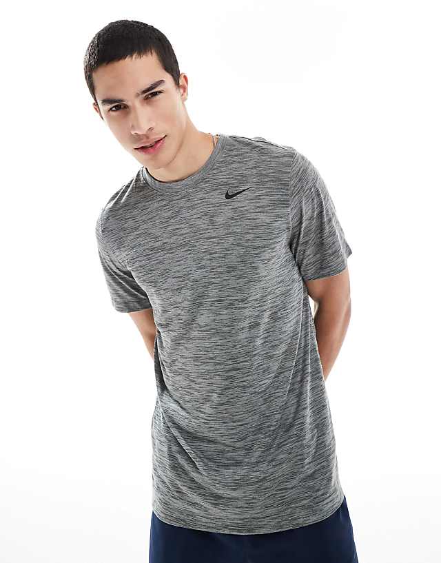 asos Nike Training Dri-FIT t-shirt in grey