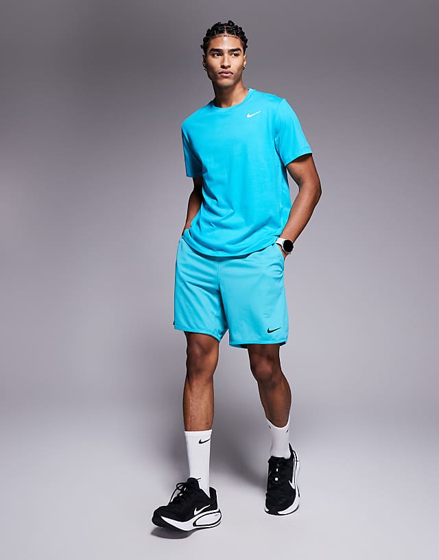 Asos Nike Training Dri-FIT T-shirt In Light Blue