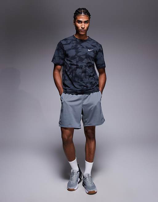 Asos Nike Training Dri-Fit T-shirt In Marble