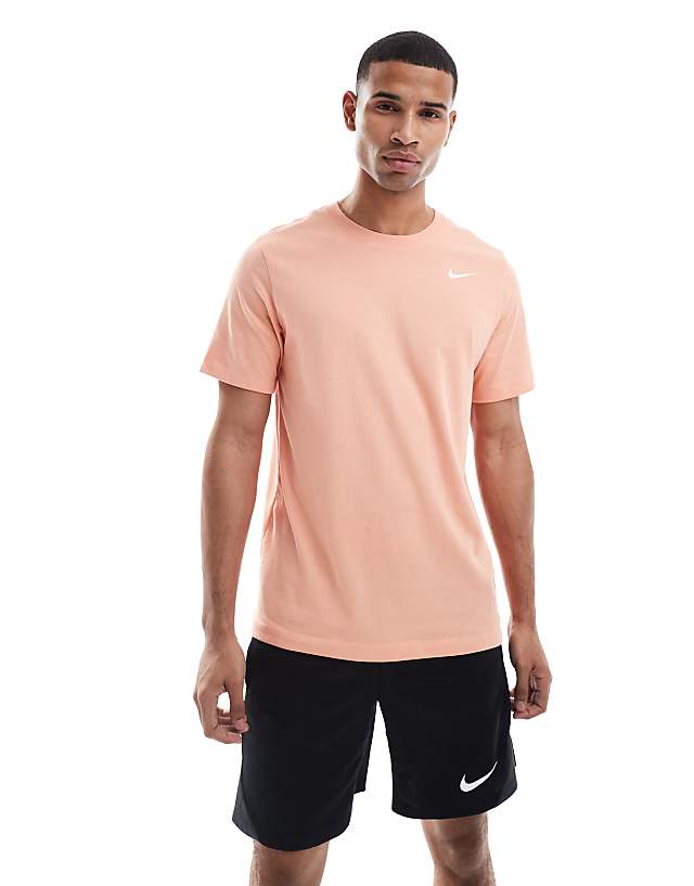 Asos Nike Training Dri-FIT T-shirt In Peach - PEACH