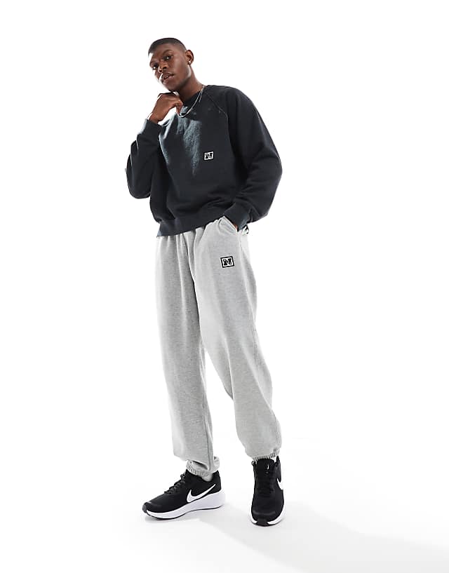asos Nike Training Heritage fleece joggers in grey