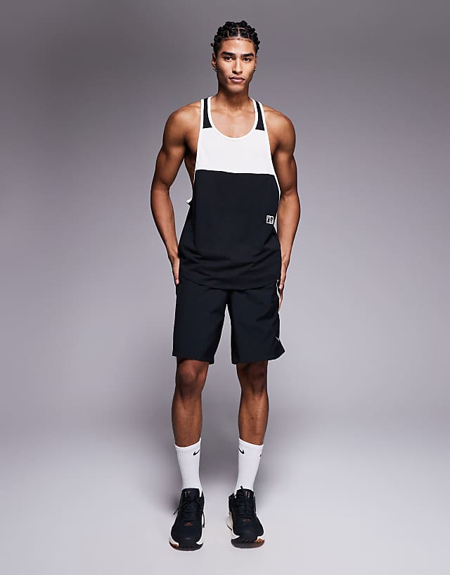 Asos Nike Training Heritage Vest In Black