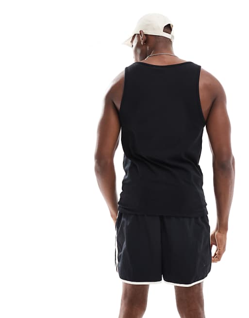 Asos Nike Training Heritage Woven Shorts In Black