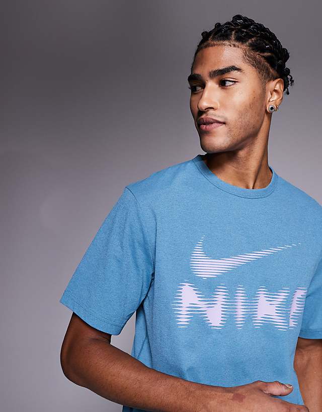 Asos Nike Training Hyverse Dri-FIT T-shirt In Blue
