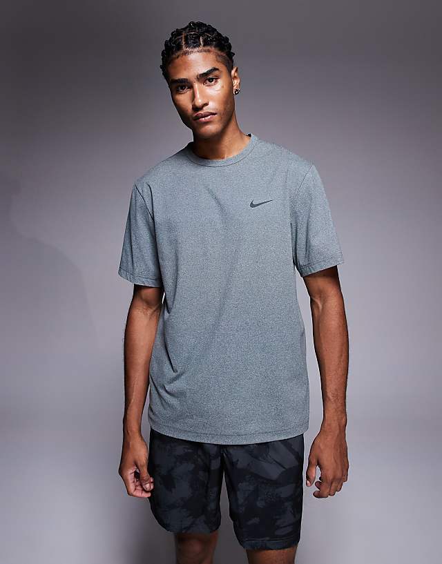asos Nike Training Hyverse Dri-Fit t-shirt in grey