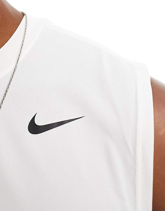 Asos Nike Training Legend Dri-FIT Vest In White