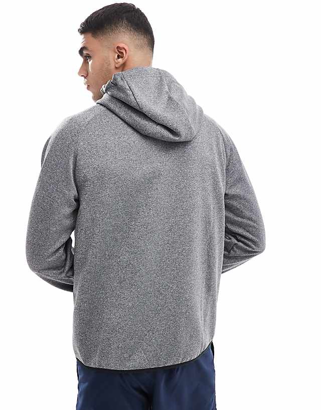 Asos Nike Training Swoosh Graphic Hoodie In Black