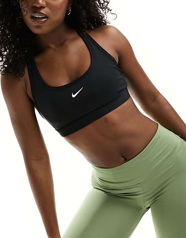 Asos Nike Training Swoosh Light Support Sports Bra