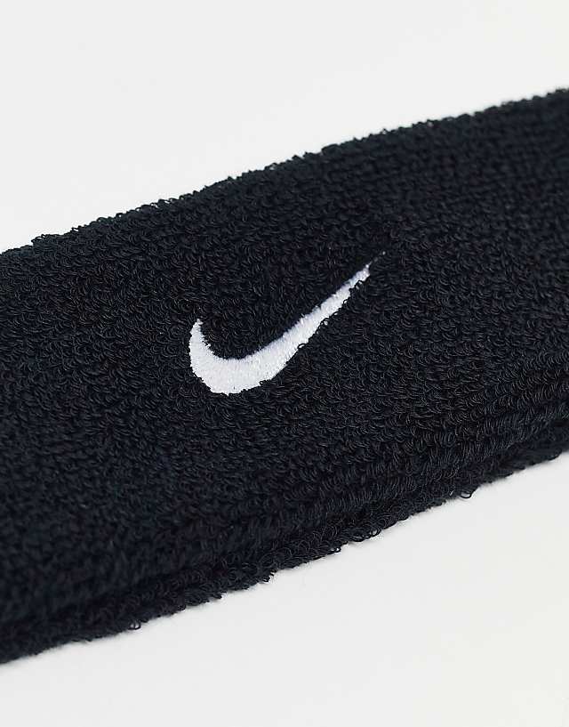 Asos Nike Training Swoosh Unisex Headband In Black