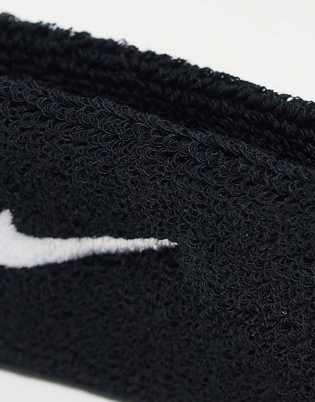 Asos Nike Training Swoosh Unisex Headband In Black