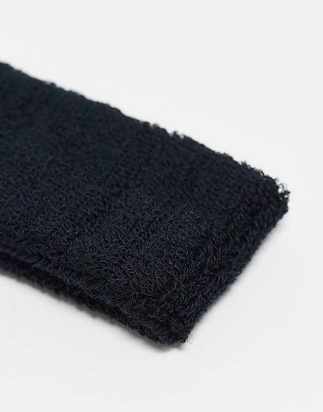 Asos Nike Training Swoosh Unisex Headband In Black
