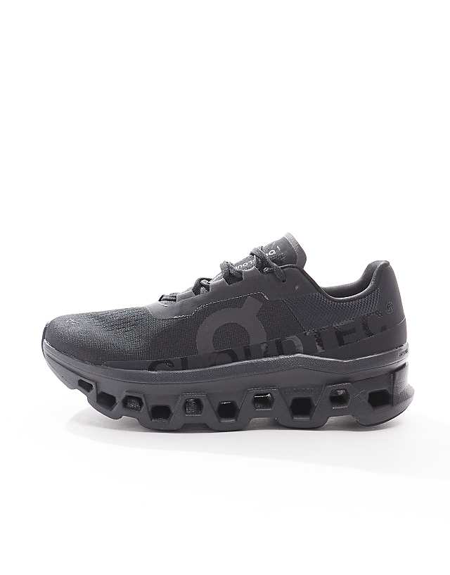 Asos ON Cloudmonster Running Trainers In All Black