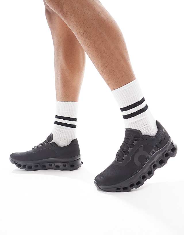 asos ON Cloudmonster running trainers in all black