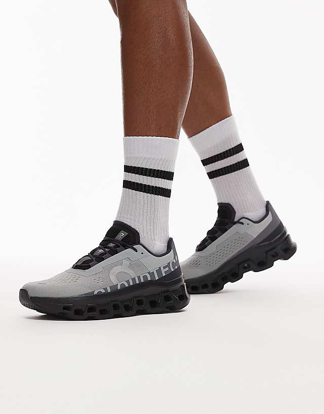 asos ON Cloudmonster running trainers in grey