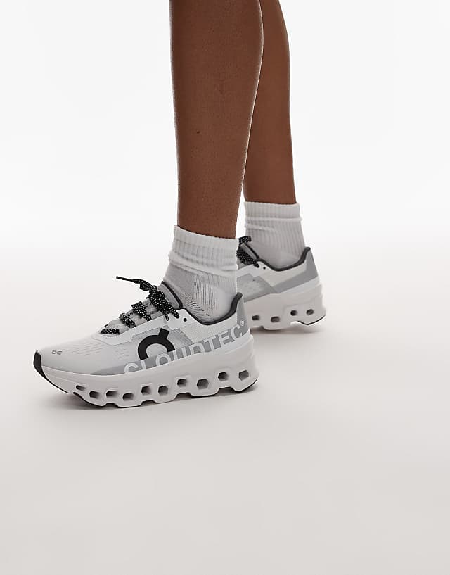 asos ON Cloudmonster running trainers in white