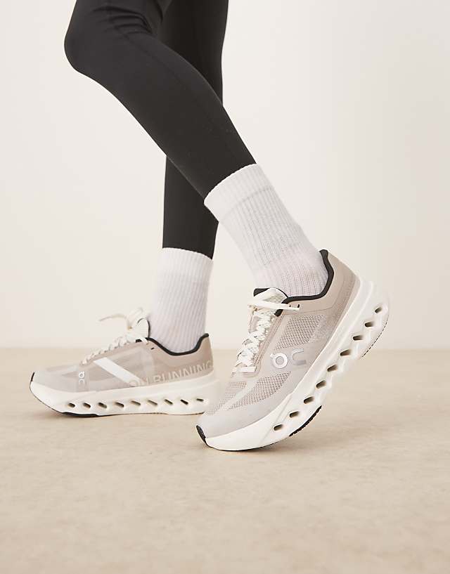 asos ON Cloudsurfer Next running trainers in beige