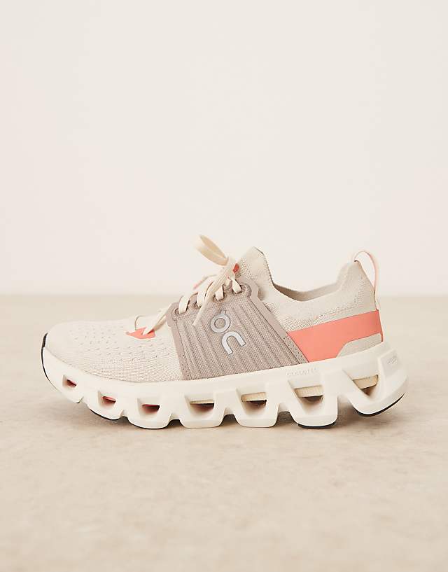 Asos ON Cloudswift 4 Running Trainers In Beige